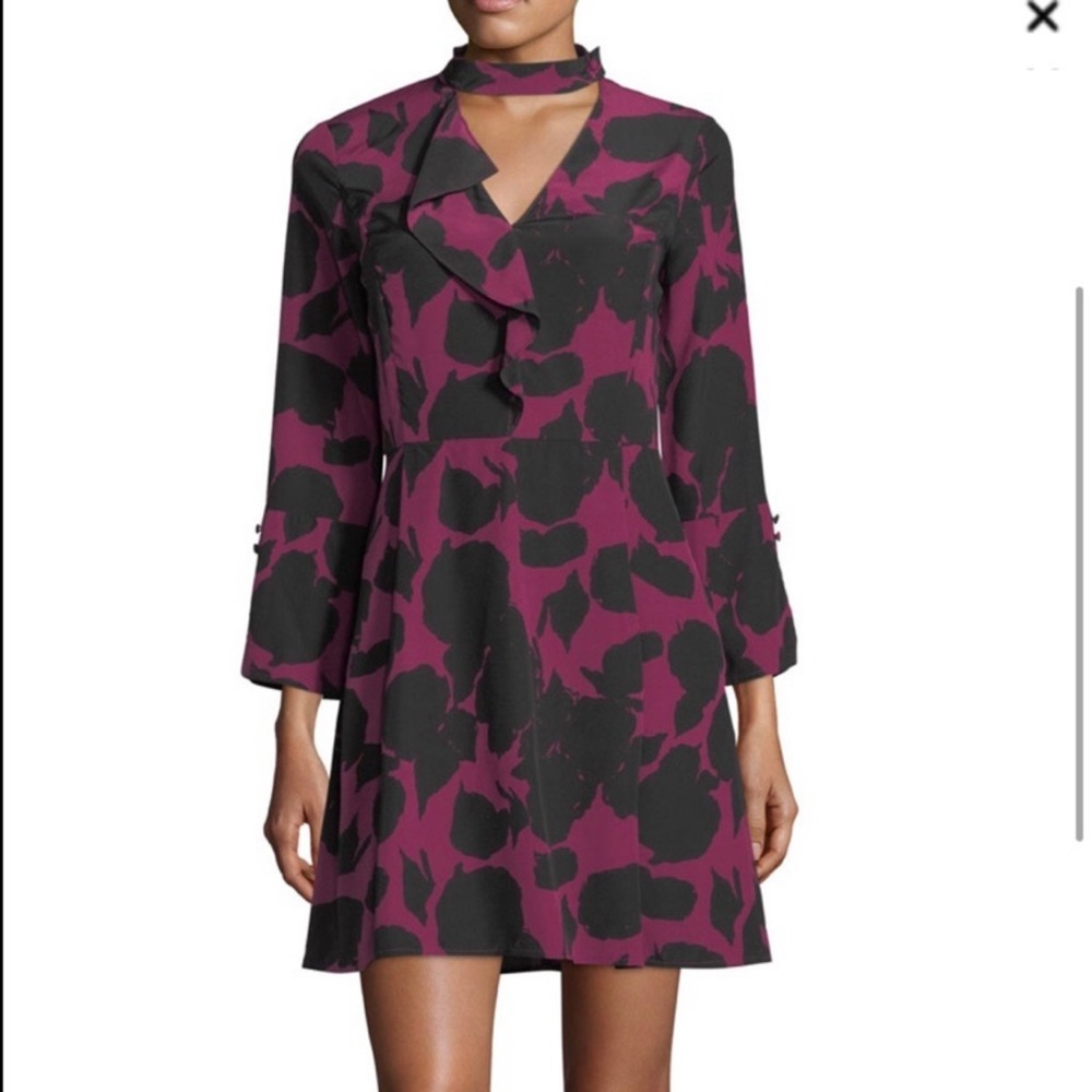 100% SILK _ Derek Lam 10Crosby A line Silk Dress_ Size 4